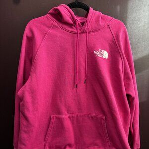 Worn Once North Face Hot Pink Hoodie